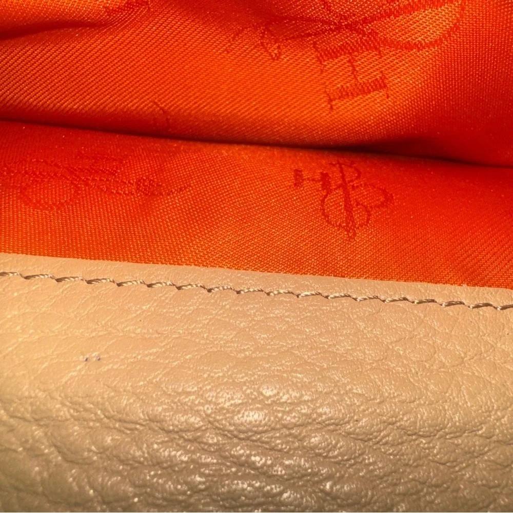 Cole Haan Tan Leather Wallet with Gold Accents
